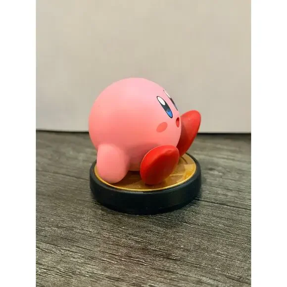 Kirby Amiibo Super Smash Bros Nintendo Switch 3DS Wii U Figure Preowned - Picture 2 of 6